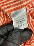 Chico's 100% Linen Stripes Orange 3/4 Sleeve Button-Down Shirt Size Lg (2) - photo 8