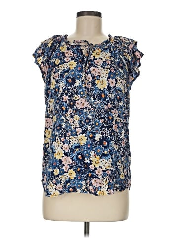 Ann Taylor LOFT Short Sleeve Blouse (view 1)