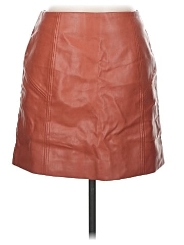 Bagatelle Faux Leather Skirt (view 1)