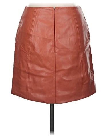 Bagatelle Faux Leather Skirt (view 2)