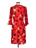Old Navy Print Red Casual Dress Size L - photo 2