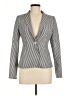 Banana Republic Stripes Blue Gray Blazer Size 2 - photo 1