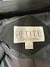 Petite Sophisticate Black Trenchcoat Size 0 Petite - photo 6