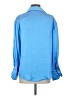 Zara Blue 3/4 Sleeve Button-Down Shirt Size XS - photo 2