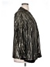 Alfani 100% Polyester Metallic Silver Long Sleeve Blouse Size 1X - photo 4