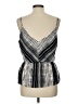 Veronica M. 100% Polyester Silver Tank Top Size L - photo 2