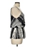 Veronica M. 100% Polyester Silver Tank Top Size L - photo 4
