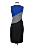 Alex Marie Color Block Blue Cocktail Dress Size 4 - photo 2