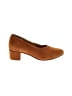 Zou Xou 100% Leather Brown Heels Size EU 37 - photo 1