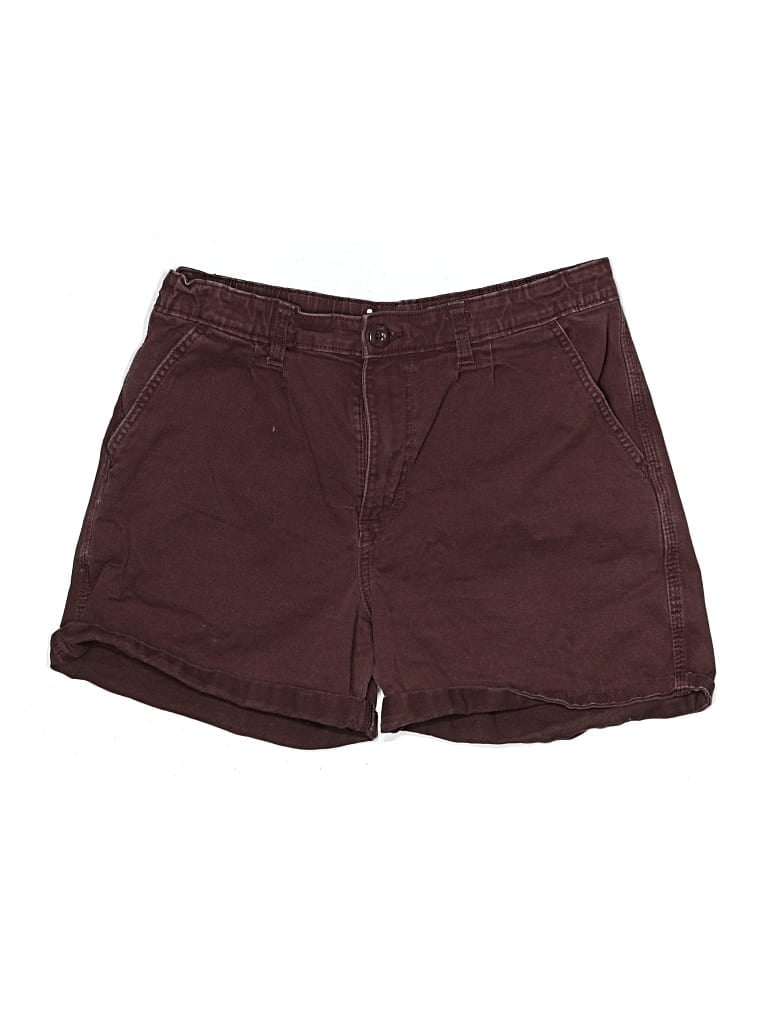 Pre-owned Lee Shorts In Burgundy