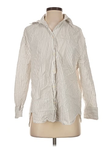 Zara Long Sleeve Button-Down Shirt (view 1)