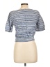 J.Crew 100% Cotton Blue Short Sleeve Top Size 10 - photo 2