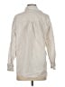 Zara Stripes Ivory Long Sleeve Button-Down Shirt Size S - photo 2
