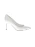 Barneys New York 100% Leather White Heels Size EU 37 1/2 - photo 1
