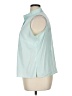Talbots Teal Sleeveless Button-Down Shirt Size 16 Petite - photo 5