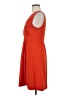 Lands' End Solid Orange Cocktail Dress Size M (petite) - photo 5