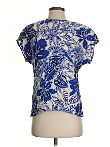 Carlisle Short Sleeve Silk Top (view 1)