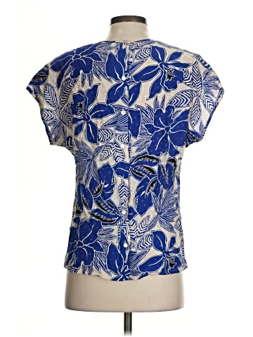 Carlisle Short Sleeve Silk Top (view 2)