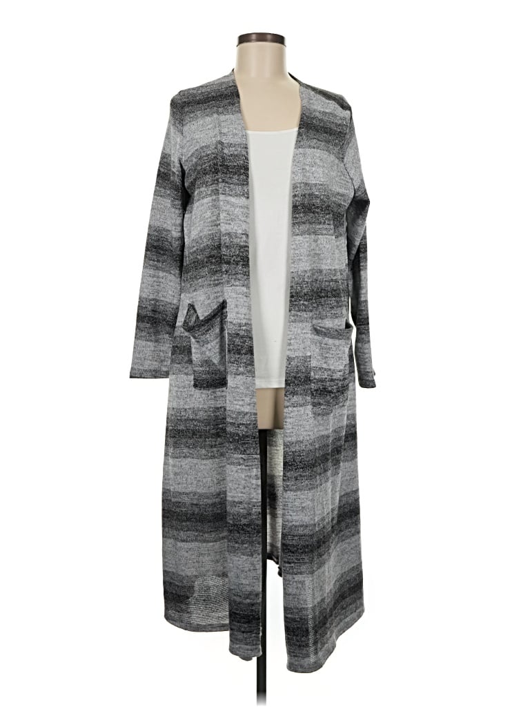 Pre-owned Lularoe Kimono In Gray