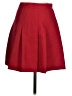 American Apparel 100% Polyamide Solid Red Formal Skirt Size S - photo 2