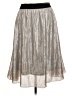 Lularoe Metallic Silver Casual Skirt Size M - photo 2