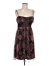 XOXO 100% Polyester Paisley Brown Cocktail Dress Size M - photo 1