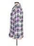 Joules 100% Viscose Plaid Blue Long Sleeve Button-Down Shirt Size 12 - photo 5