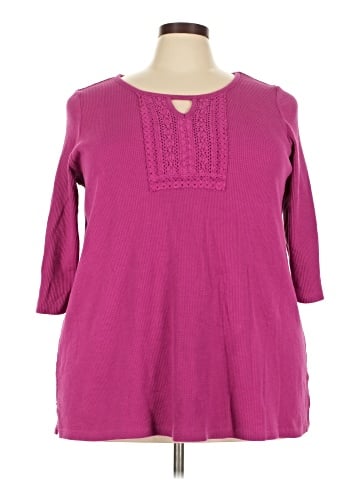 Unbranded 3/4 Sleeve T-Shirt (view 1)
