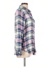 Joules 100% Viscose Plaid Blue Long Sleeve Button-Down Shirt Size 12 - photo 4