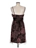 XOXO 100% Polyester Paisley Brown Cocktail Dress Size M - photo 2