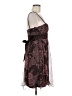 XOXO 100% Polyester Paisley Brown Cocktail Dress Size M - photo 4