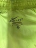 Nike 100% Polyester Color Block Green Athletic Shorts Size M - photo 3