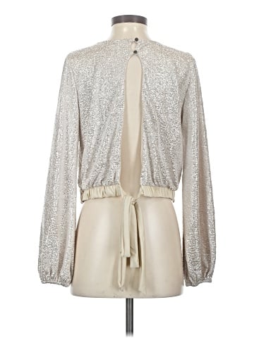 Pookie & Sebastian Long Sleeve Blouse (view 2)