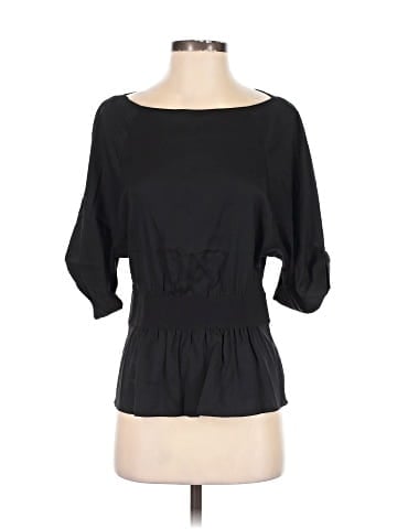 Theory Short Sleeve Silk Top (view 1)