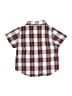 Wrangler Jeans Co Plaid Blue Short Sleeve Button-Down Shirt 9-12 MO / 12 MO - photo 2