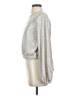 Pookie & Sebastian Metallic Silver Long Sleeve Blouse Size XS - photo 5