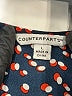 Counterparts 100% Polyester Black Short Sleeve Blouse Size L - photo 7