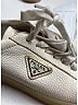 Prada 100% Leather Hearts Ivory Sneakers Size EU 36 - photo 3