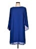 AB Studio 100% Polyester Blue Casual Dress Size L - photo 4