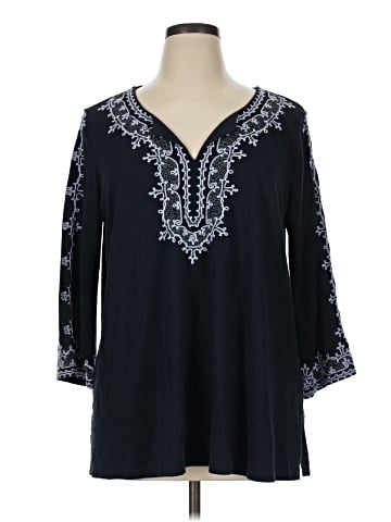 J.Jill 3/4 Sleeve Blouse (view 1)