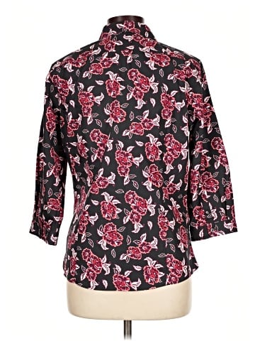 Lands' End 3/4 Sleeve Button-Down Shirt (view 2)