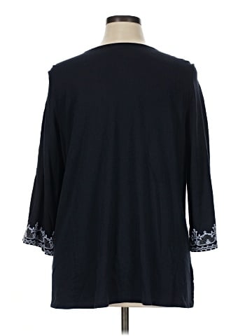 J.Jill 3/4 Sleeve Blouse (view 2)