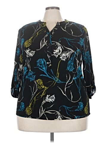 Carolyn Taylor 3/4 Sleeve Blouse (view 1)
