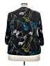Carolyn Taylor Print Black 3/4 Sleeve Blouse Size 3X - photo 2