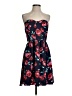 Unbranded Floral Blue Cocktail Dress Size 1 - photo 1