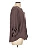 Maurices 100% Polyester Brown 3/4 Sleeve Blouse Size L - photo 4