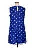 DKNY Polka Dots Blue Casual Dress Size 16 - photo 2