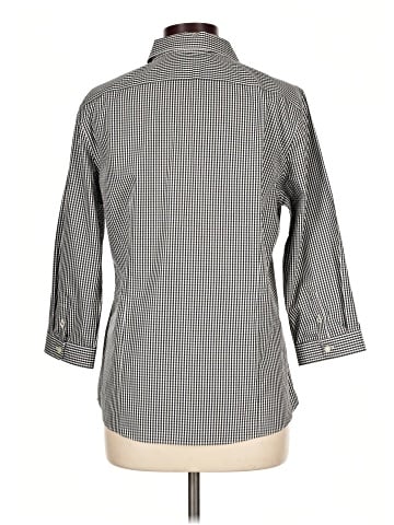 Lands' End 3/4 Sleeve Button-Down Shirt (view 2)