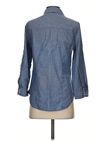 Nine West 3/4 Sleeve Button-Down Shirt (view 2)