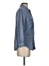 Nine West 100% Cotton Blue 3/4 Sleeve Button-Down Shirt Size S - photo 4